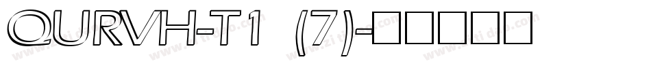 QURVH-T1 (7)字体转换